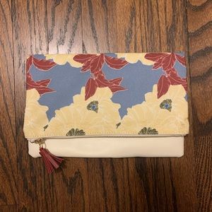 Rachel Pally floral clutch makeup bag